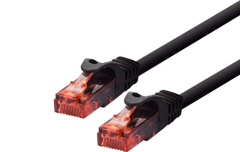 CABLE RJ45 - CAT6 - UTP - 0.5M - NOIR