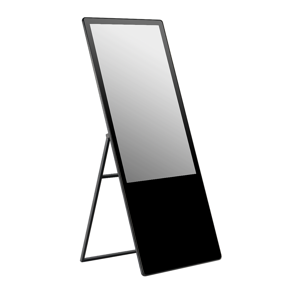 Menu Board Portable - 43" - simple face - non tactile - Noir