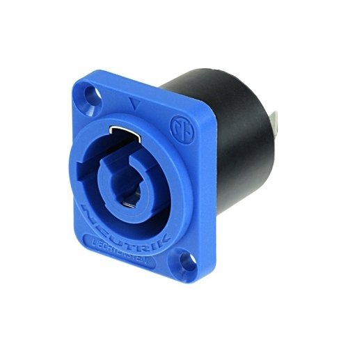 Neutrik Connecteur chassis bleu powerCON 20A IN Bleu