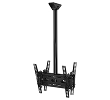 Support plafond universel pour écran plat dos à dos avec inclinaison - 50KG - VESA 600x400 - 3M