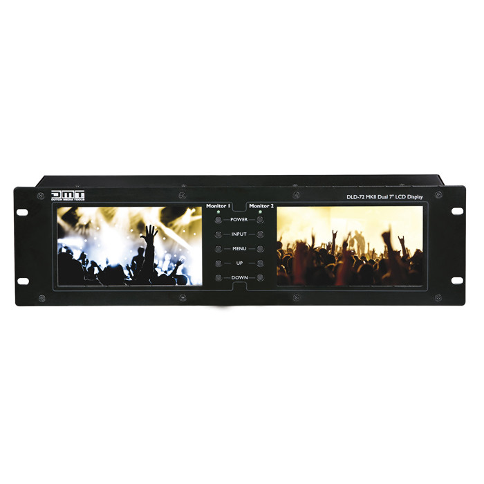 Double écran 7" avec lien HDMI rackable
