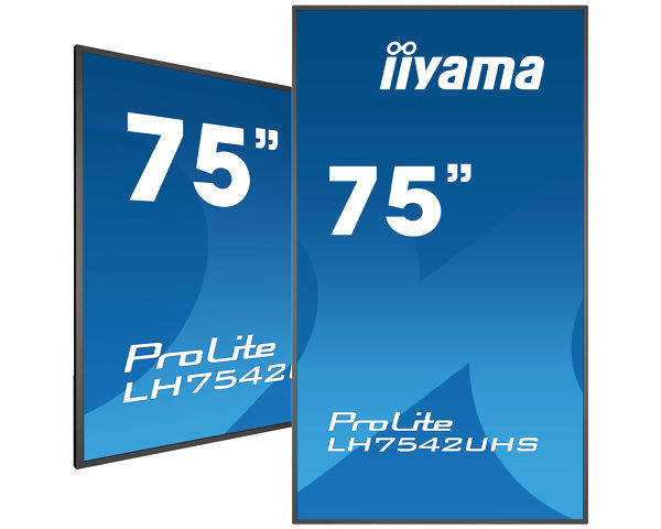 Iiyama PRO 75" - 500cd/m² - 4K -24/7